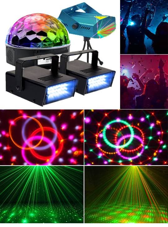 Светодиодно-лазерная цветомузыка Дружеская вечеринка